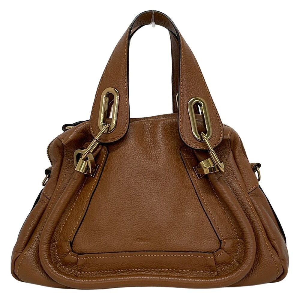Chloe Paraty Brown Leather Handbag #323999C54B